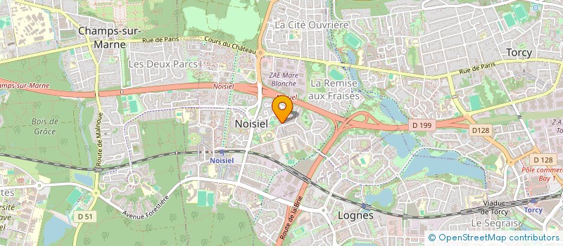 localisation de l'entreprise NETTOYAGE SERVICE ECO  NOISIEL