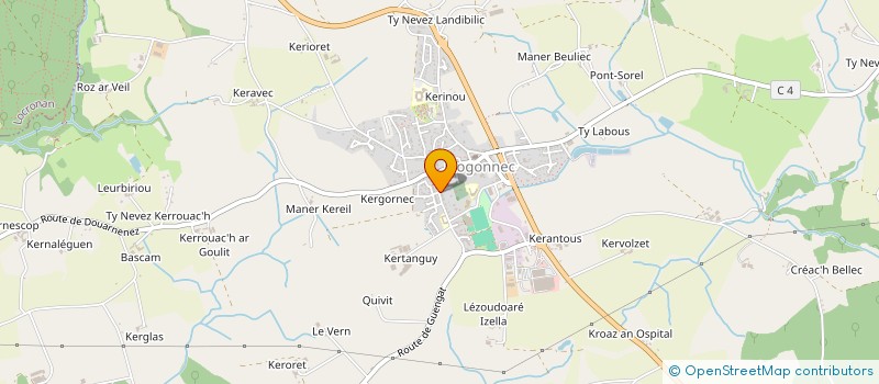 localisation de l'entreprise NETTOYAGE SERVICES  PLOGONNEC