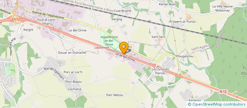 localisation de l'entreprise NETTOYAGE SERVICES ET INDUSTRIE à PLOUMAGOAR