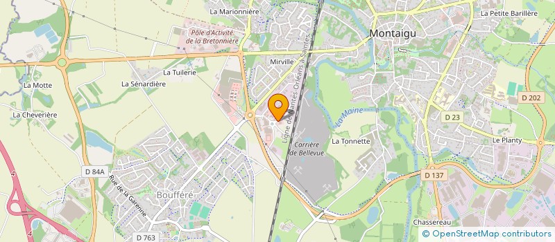 localisation de l'entreprise NETTOYAGE VENDEE ATLANTIQUE à MONTAIGU-VENDEE