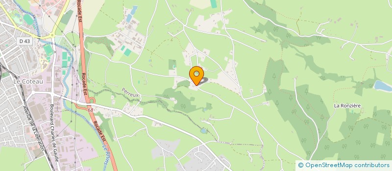 localisation de l'entreprise NETTOYAGE VIAL  SAINT-LEGER-SUR-ROANNE