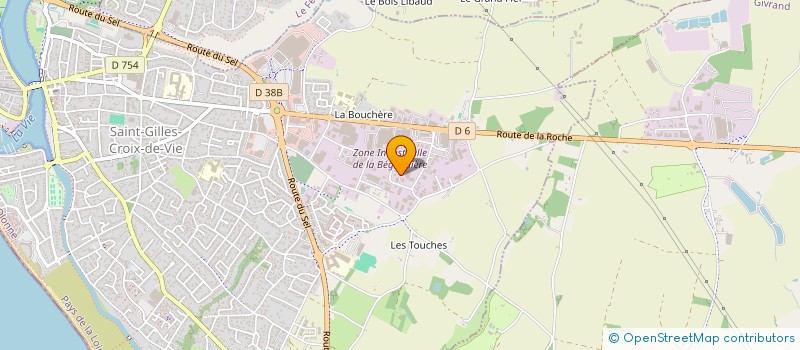 localisation de l'entreprise NETTOYAGES SERVICES AUX PARTICULIERS à SAINT-GILLES-CROIX-DE-VIE