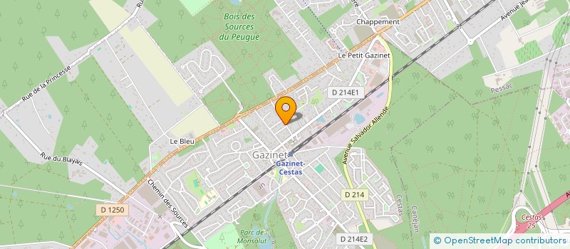 localisation de l'entreprise NETTOYANTS INDUSTRIELS INNOVANTS  CESTAS