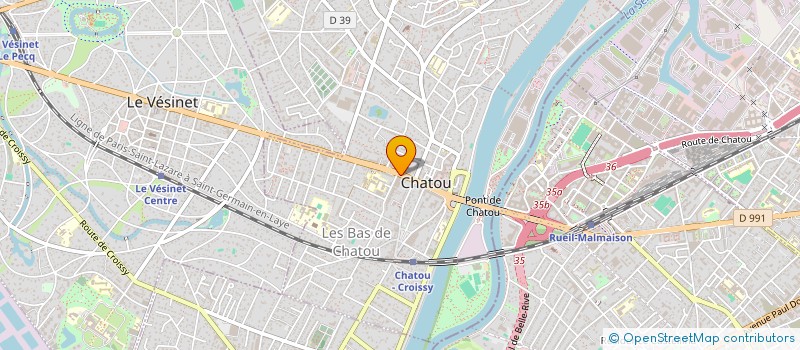 localisation de l'entreprise NETTOYMATIC à CHATOU