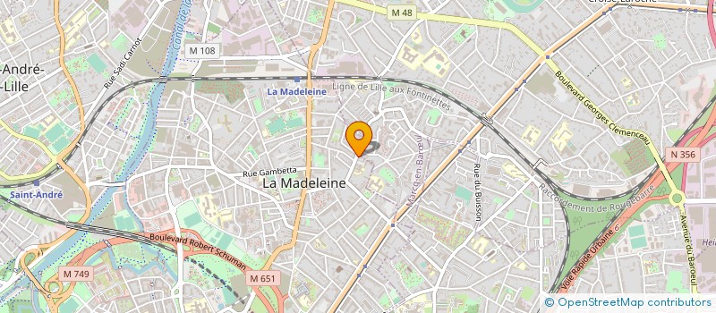 localisation de l'entreprise NETVETPRO à LA MADELEINE
