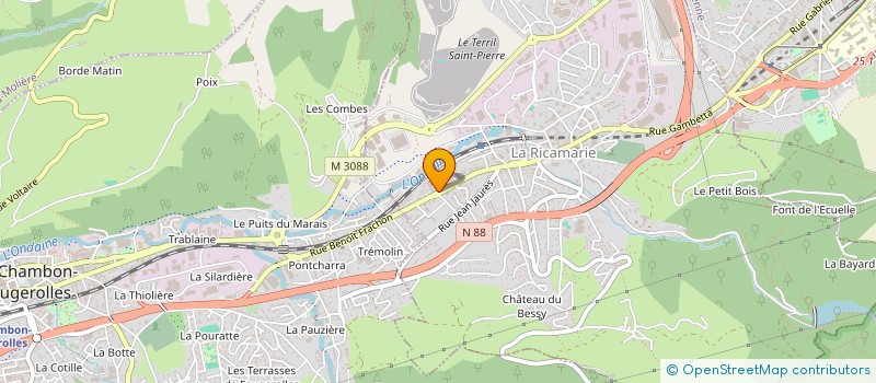 localisation de l'entreprise NETVIS à LA RICAMARIE