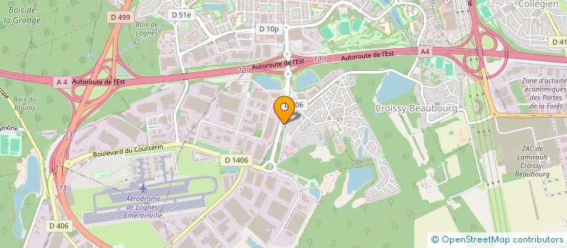 localisation de l'entreprise NETWIN TECHNOLOGIE  CROISSY-BEAUBOURG