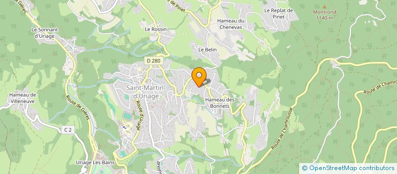 localisation de l'entreprise NETWOOD FOREST  LA CHAPELLE-DU-BARD