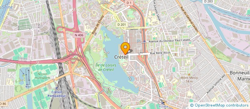 localisation de l'entreprise NETWORK AND SECURITY EXPERTS  CRETEIL