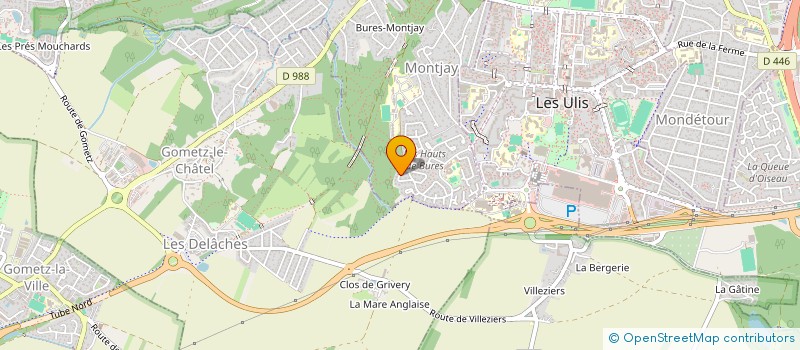 localisation de l'entreprise NETWORK BUILDING à BURES-SUR-YVETTE