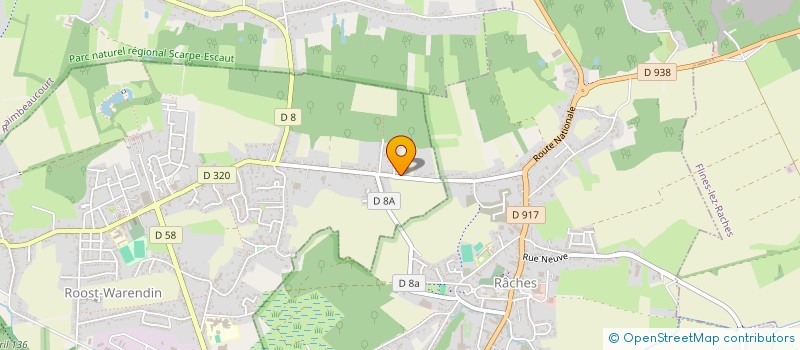 localisation de l'entreprise NETWORK BUSINESS à ROOST-WARENDIN