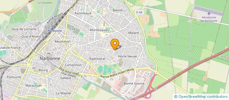 localisation de l'entreprise NETWORK DEVELOPMENT EUROMED à NARBONNE