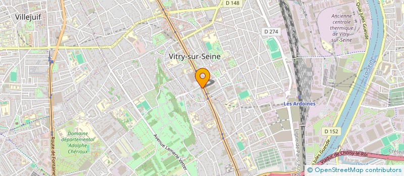 localisation de l'entreprise NETWORK FABRIC à VITRY-SUR-SEINE