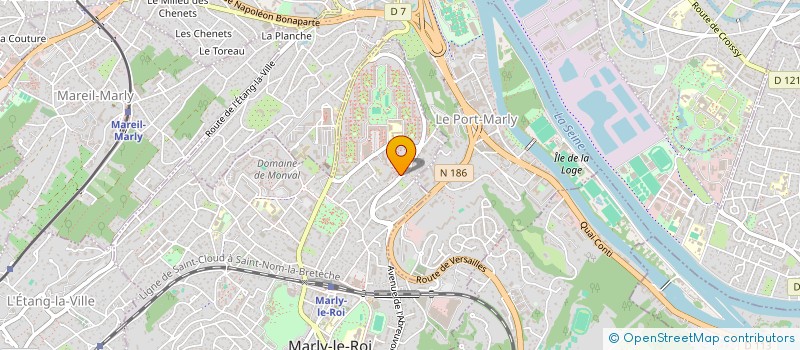 localisation de l'entreprise NETWORK IMMOBILIER  MARLY-LE-ROI