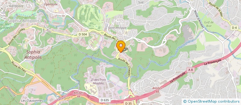 localisation de l'entreprise NETWORK INTERIM à BIOT