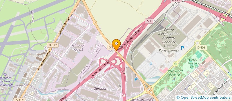 localisation de l'entreprise NETWORK INTERVENTIONS SERVICES NIS à LA COURNEUVE