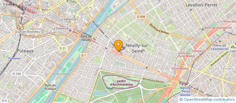 localisation de l'entreprise NETWORK & SECURITY CONSULTING à NEUILLY-SUR-SEINE