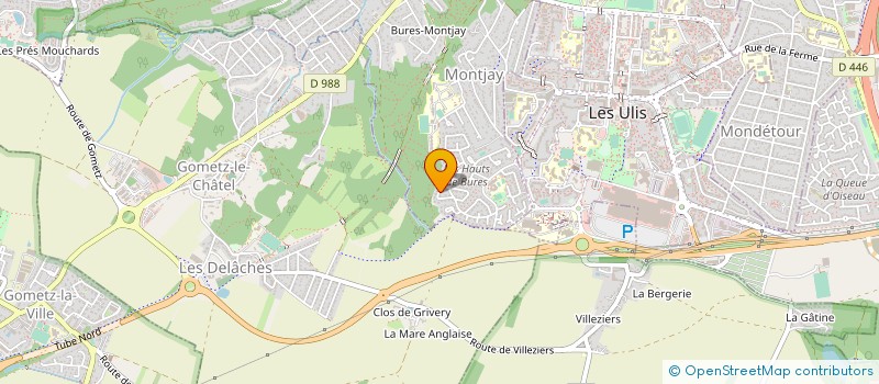 localisation de l'entreprise NETWORK VENTURE à BURES-SUR-YVETTE