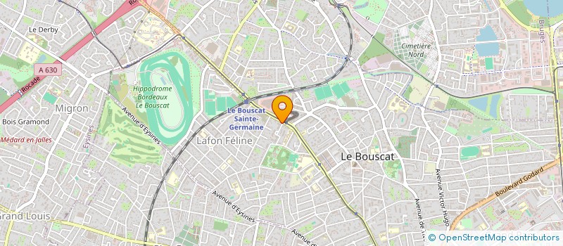 localisation de l'entreprise NETWORKING GOLF CLUB - NGC  LE BOUSCAT