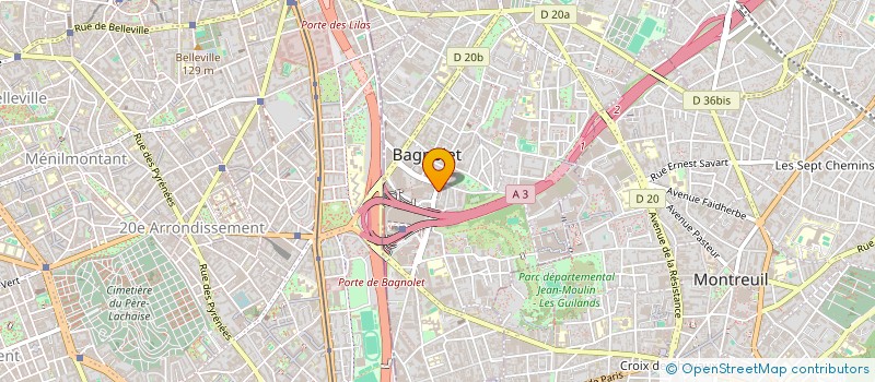 localisation de l'entreprise NETWORKS ENGINEERING & EXPERTISE à BAGNOLET