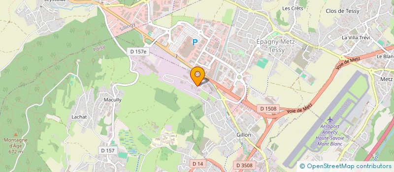 localisation de l'entreprise NETWORLD FRANCE  POISY