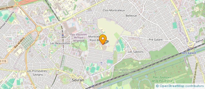 localisation de l'entreprise NETWUP à SEVRAN