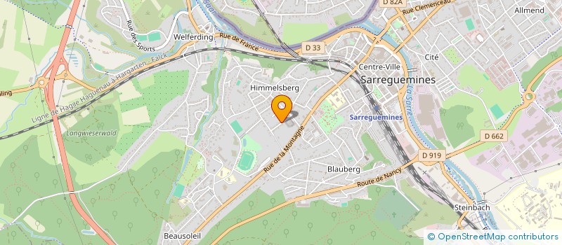 localisation de l'entreprise NEUBA  BLIES-EBERSING