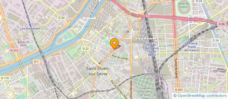 localisation de l'entreprise NEUBAUER MOTO P à SAINT-DENIS