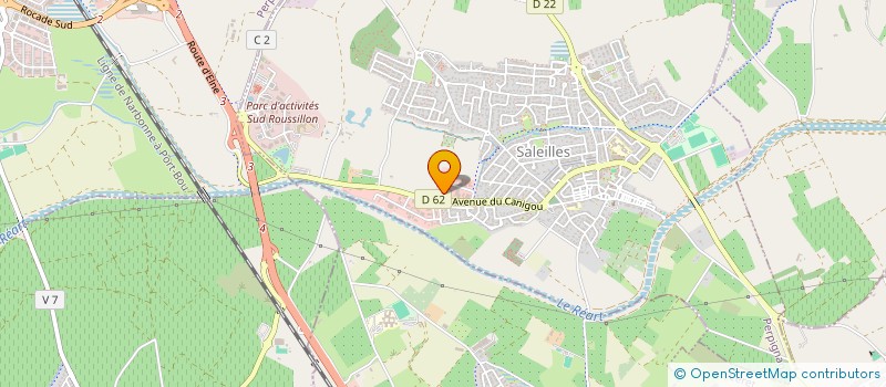 localisation de l'entreprise NEUCO FINANCIERE  SALEILLES