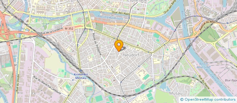 localisation de l'entreprise NEUDORVET à STRASBOURG