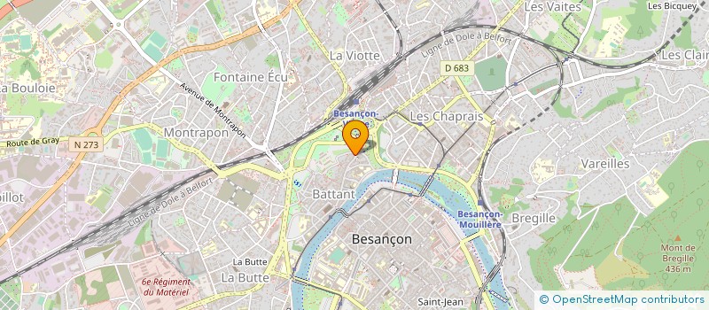 localisation de l'entreprise NEUF 111 BATTANT à BESANCON