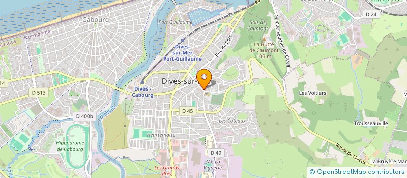 localisation de l'entreprise NEUF à DIVES-SUR-MER
