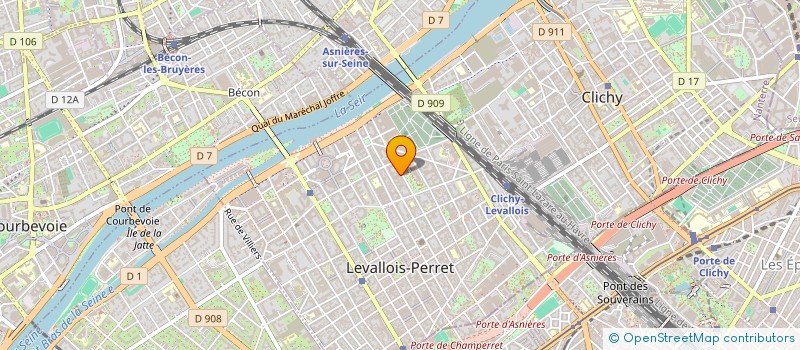 localisation de l'entreprise NEUF ASSOCIES à LEVALLOIS-PERRET