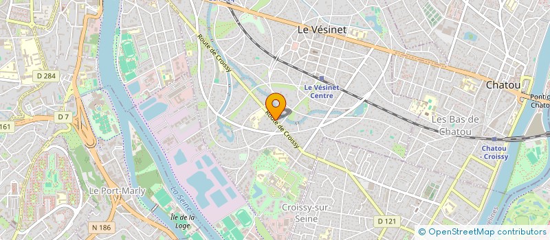 localisation de l'entreprise NEUF DEUX PRODUCTIONS  LE VESINET