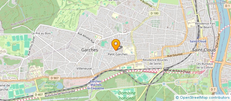 localisation de l'entreprise NEUF INDUSTRIE à GARCHES