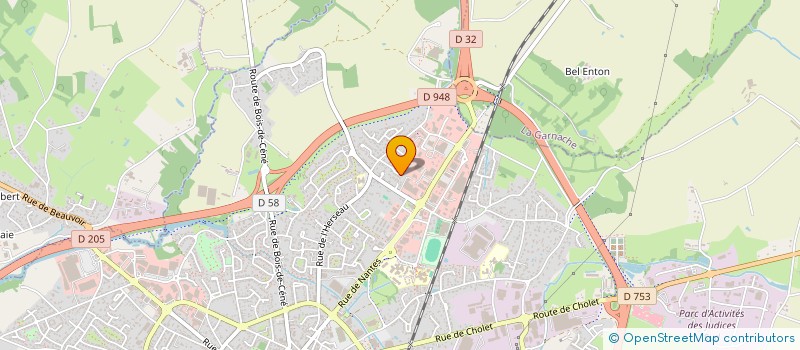 localisation de l'entreprise NEUF INVEST à CHALLANS