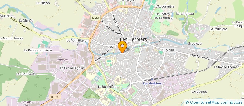 localisation de l'entreprise NEUF MARS IMMOBILIER à LES HERBIERS