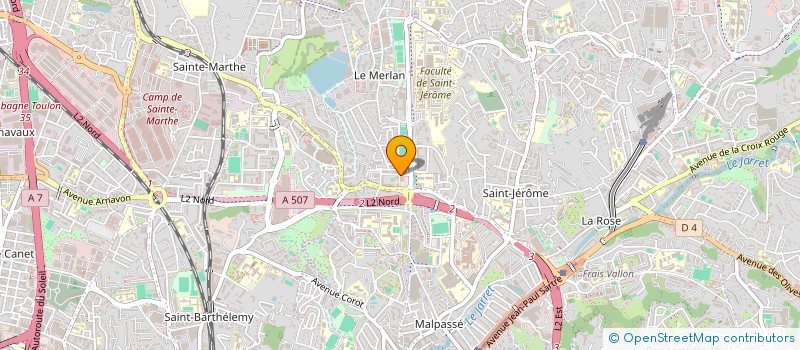 localisation de l'entreprise NEUF-NEUF TOITURE à MARSEILLE