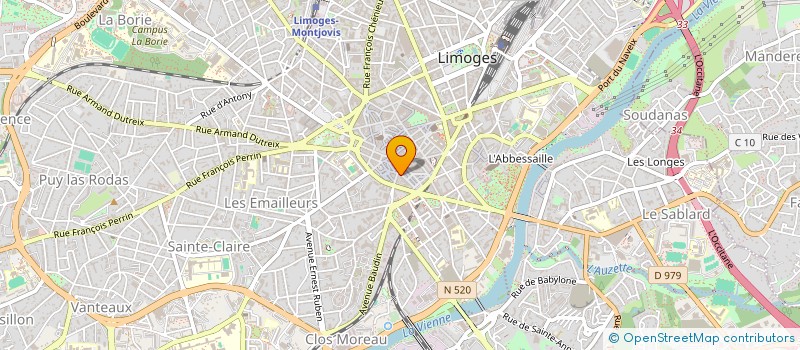 localisation de l'entreprise NEUF PAR NEUF à LIMOGES