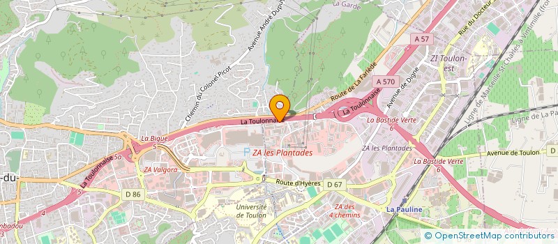 localisation de l'entreprise NEUF RONINS à LA GARDE