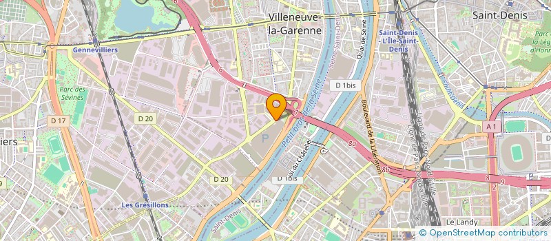 localisation de l'entreprise NEUF2FOOT à VILLENEUVE-LA-GARENNE