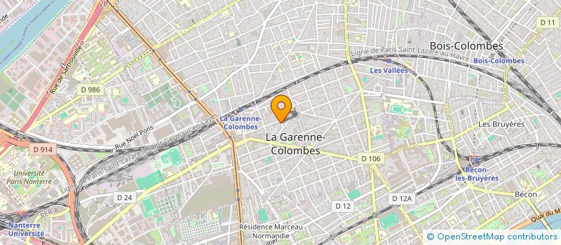 localisation de l'entreprise NEUFBAT à LA GARENNE-COLOMBES