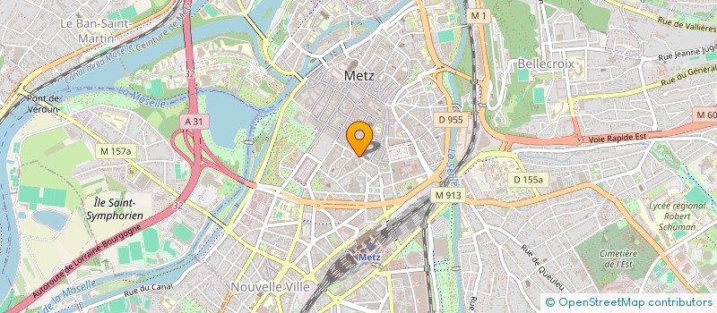 localisation de l'entreprise NEUFBOURG COIFFEURS à METZ