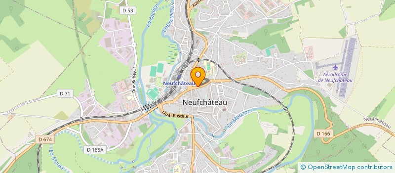 localisation de l'entreprise NEUFCHATEAU BUREAU à NEUFCHATEAU