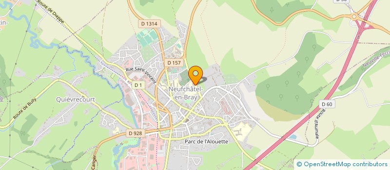 localisation de l'entreprise NEUFCHATEL ENERGIES à NEUFCHATEL-EN-BRAY