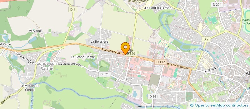 localisation de l'entreprise NEUFCHATEL INVEST à CONDE-SUR-SARTHE