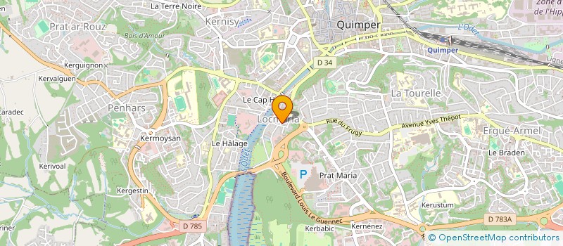 localisation de l'entreprise NEUFCOEURSAUVIETNAM à QUIMPER