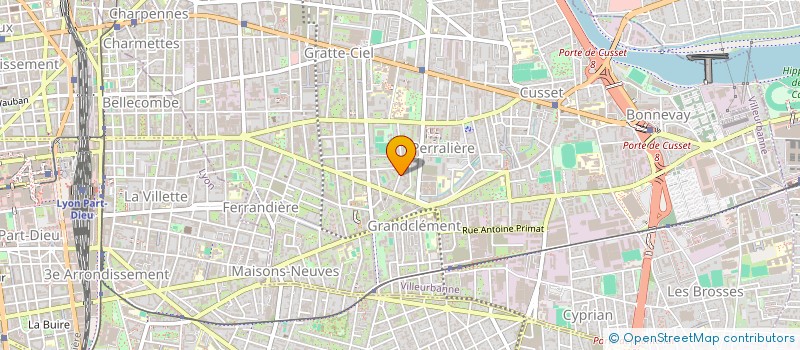 localisation de l'entreprise NEUFPH  VILLEURBANNE