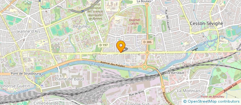 localisation de l'entreprise NEUILLY  CESSON-SEVIGNE