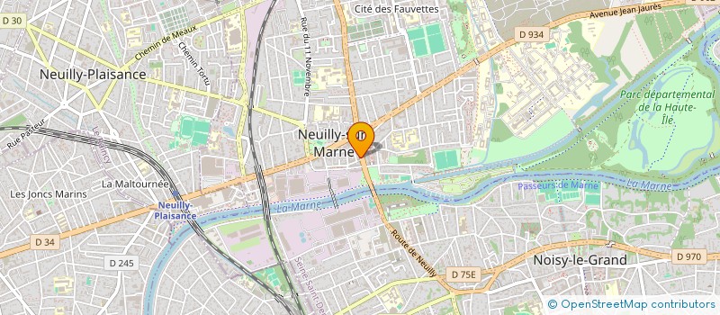 localisation de l'entreprise NEUILLY BATIMENT à NEUILLY-SUR-MARNE